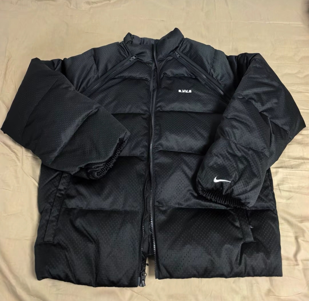 Nike Therma-FIT ASLJ鸭绒厚款立领可拆卸袖羽绒服男款HV3502-010