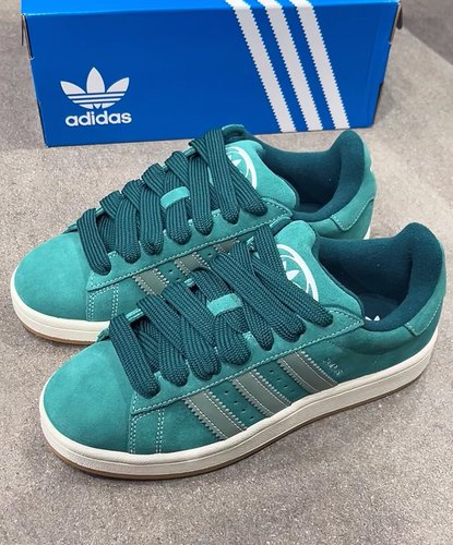 adidas originals CAMPUS正品舒适低帮板鞋男女同款绿色JH8794