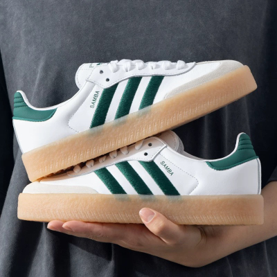 阿迪达斯三叶草德训鞋男鞋2024冬季新款低帮休闲鞋复古ID0440