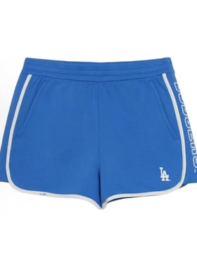MLB 洛杉矶道奇队 舒适百搭时尚透气运动短裤蓝色3FSPV0153-07BLS