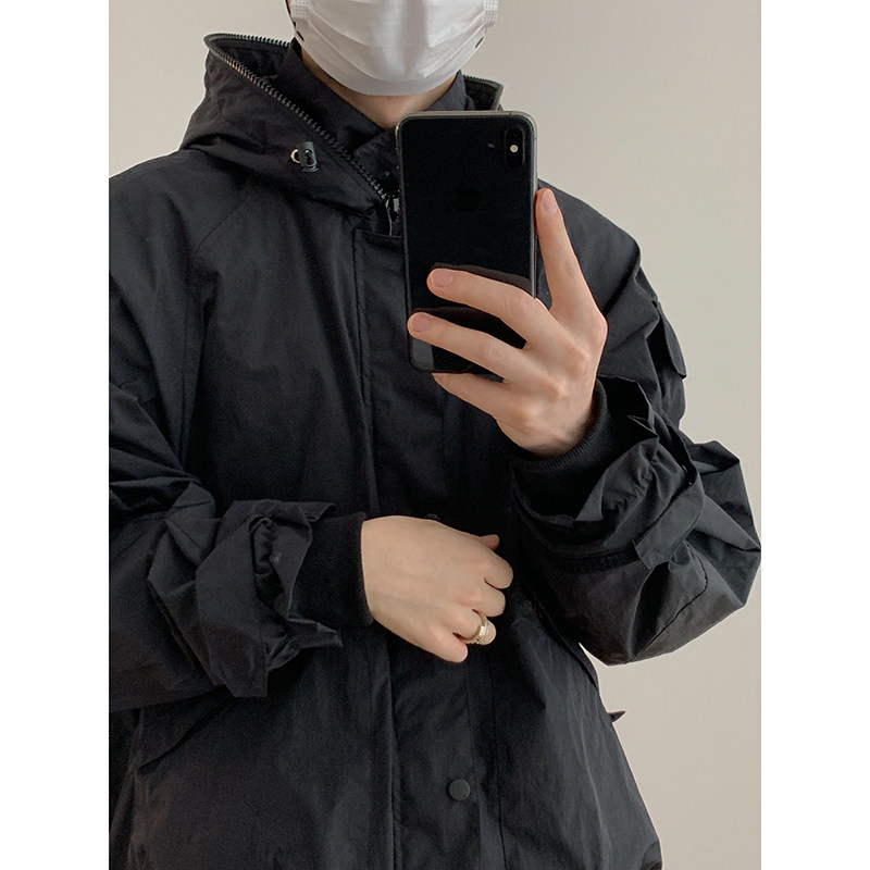 1110-YU084-P225 冲锋衣春季外套 宽松防风户外登山服图片