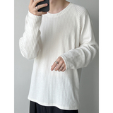 1110-YU072-P78 黑白打底衫 坑条纹长袖纯色T恤,男装T恤,星座1110,四季星座 1110-YU072-P78 黑白打底衫 坑条纹长袖纯色T恤,男装T恤,星座1110,四季星座