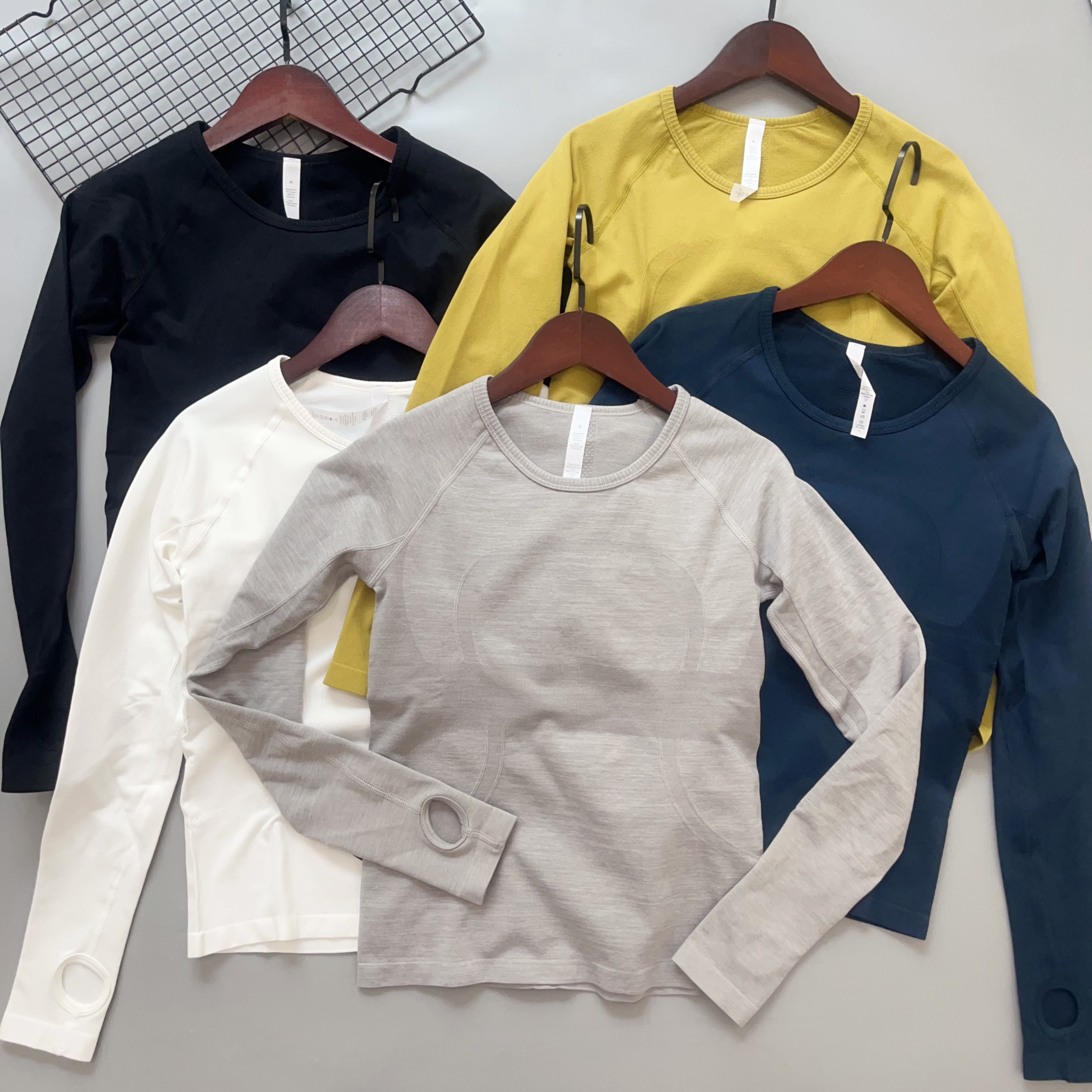 专业运动速干T恤长袖女健身外穿跑步瑜伽吸排汗高弹打底滑雪上衣