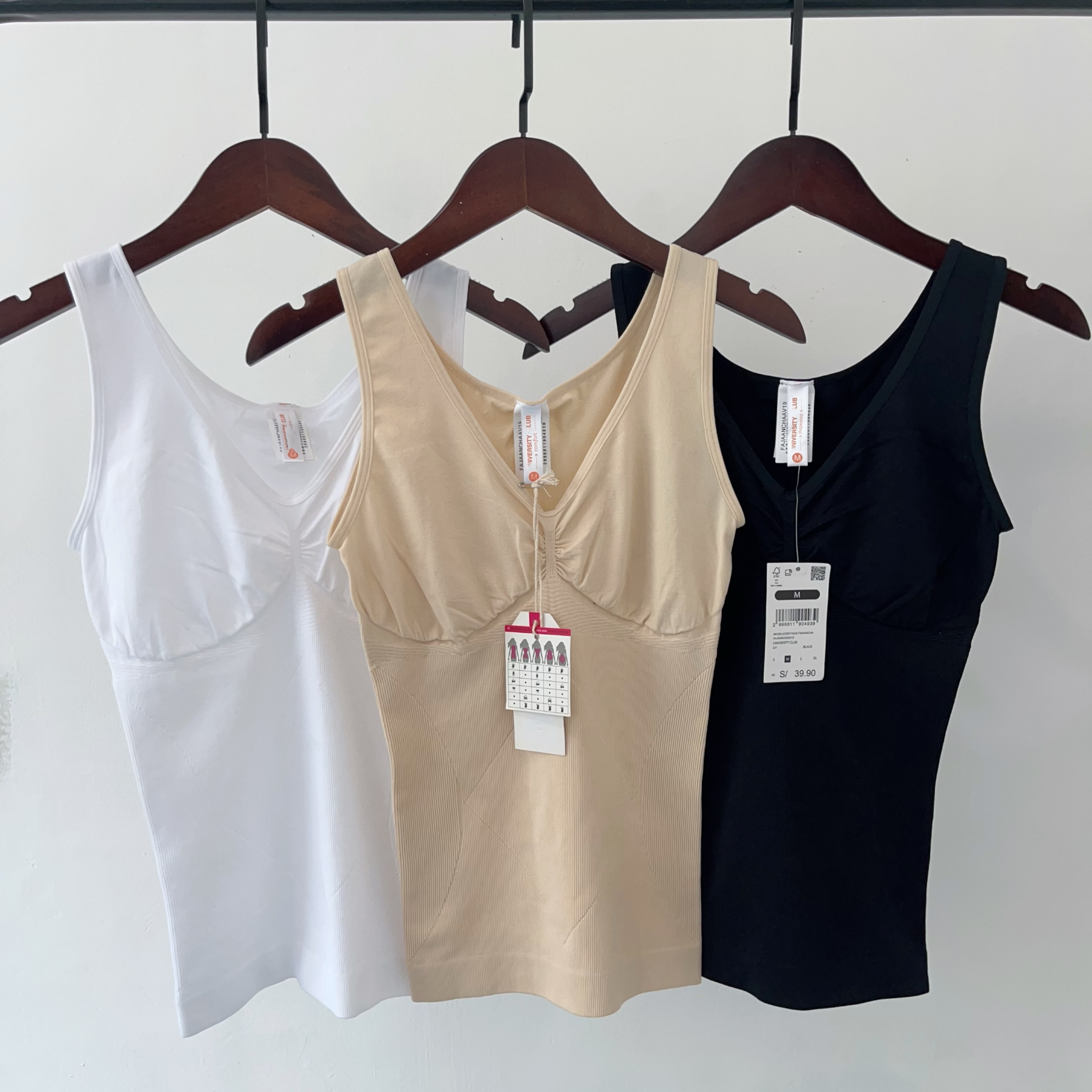 工字型背心式收腹运动休闲背心