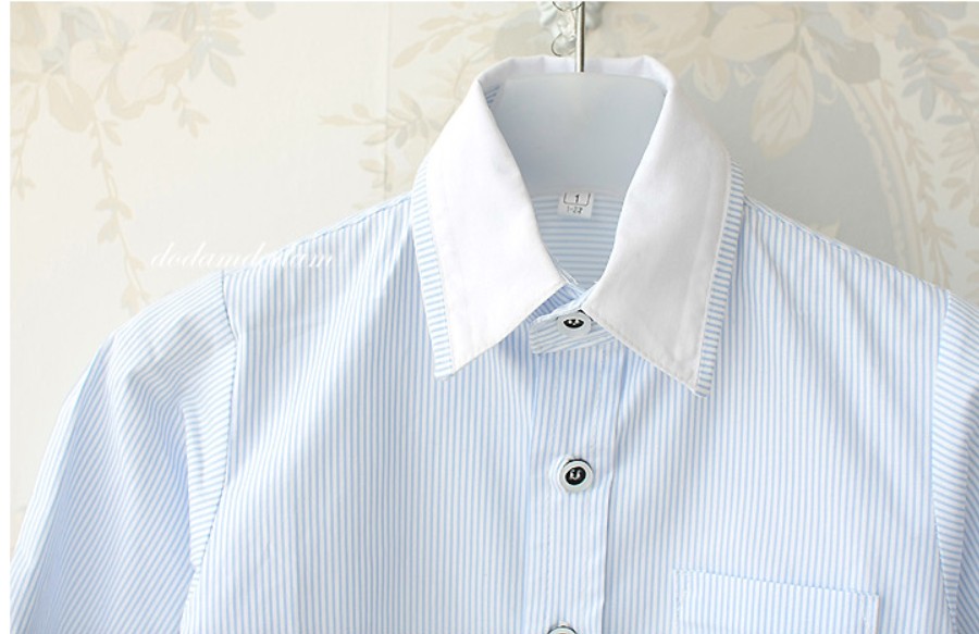 Chemise garcon à manche longue - Ref 2076080 Image 4