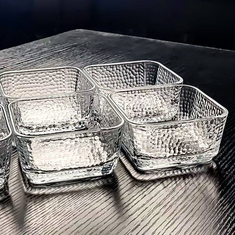 居家女香薰收纳杯水晶玻璃罐精油熏香瓶发光灯器皿摆件扩香石容器