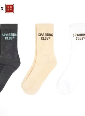 【BOXRAW】Sparring Club Socks (3 Pairs) 三色拳击袜 3双装
