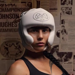 【加拿大官方进口】 RIVAL RHG-Guerrero 拳击泰拳头盔 猴脸 真皮