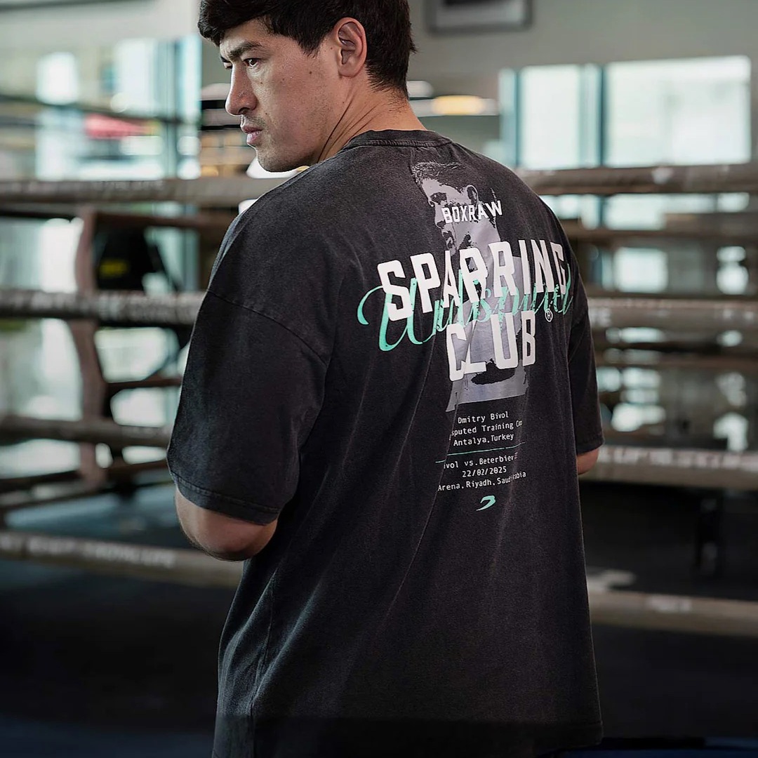 【BOXRAW限量】Bivol x Sparring Club Oversized T-Shirt 比沃尔