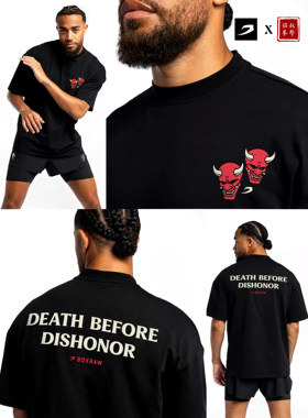 【BOXRAW限量款】Death Before Dishonor Oversized T恤 拳击