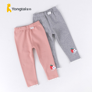 童泰春装婴幼儿百搭休闲打底裤子秋裤女宝宝小童外出长裤1-5岁