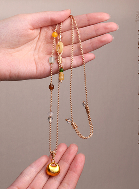 手工精编细款新中式国风吊坠挂绳