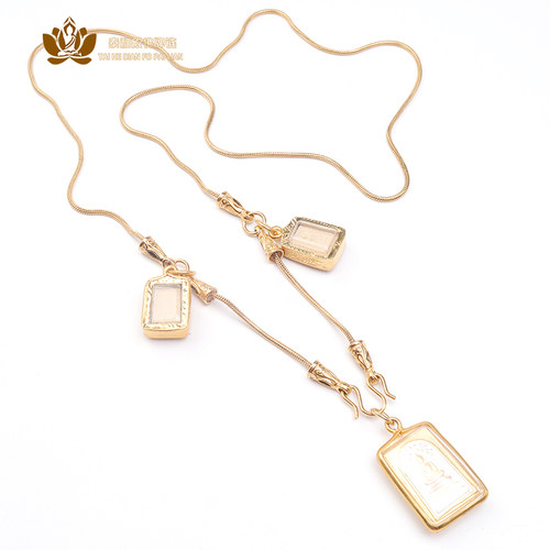 泰伽钛钢佛牌链男女不掉色不过敏