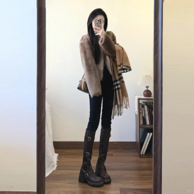 黑色薄绒紧身小脚加绒加厚铅笔裤