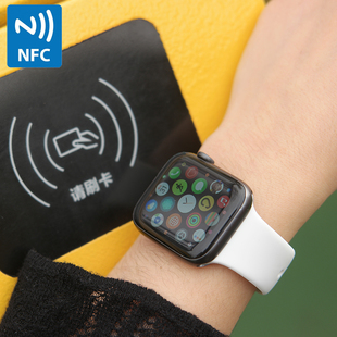 WATCH門禁表帶NFC硅膠表帶ICID卡高低頻卡悠游卡電梯校園小區appl
