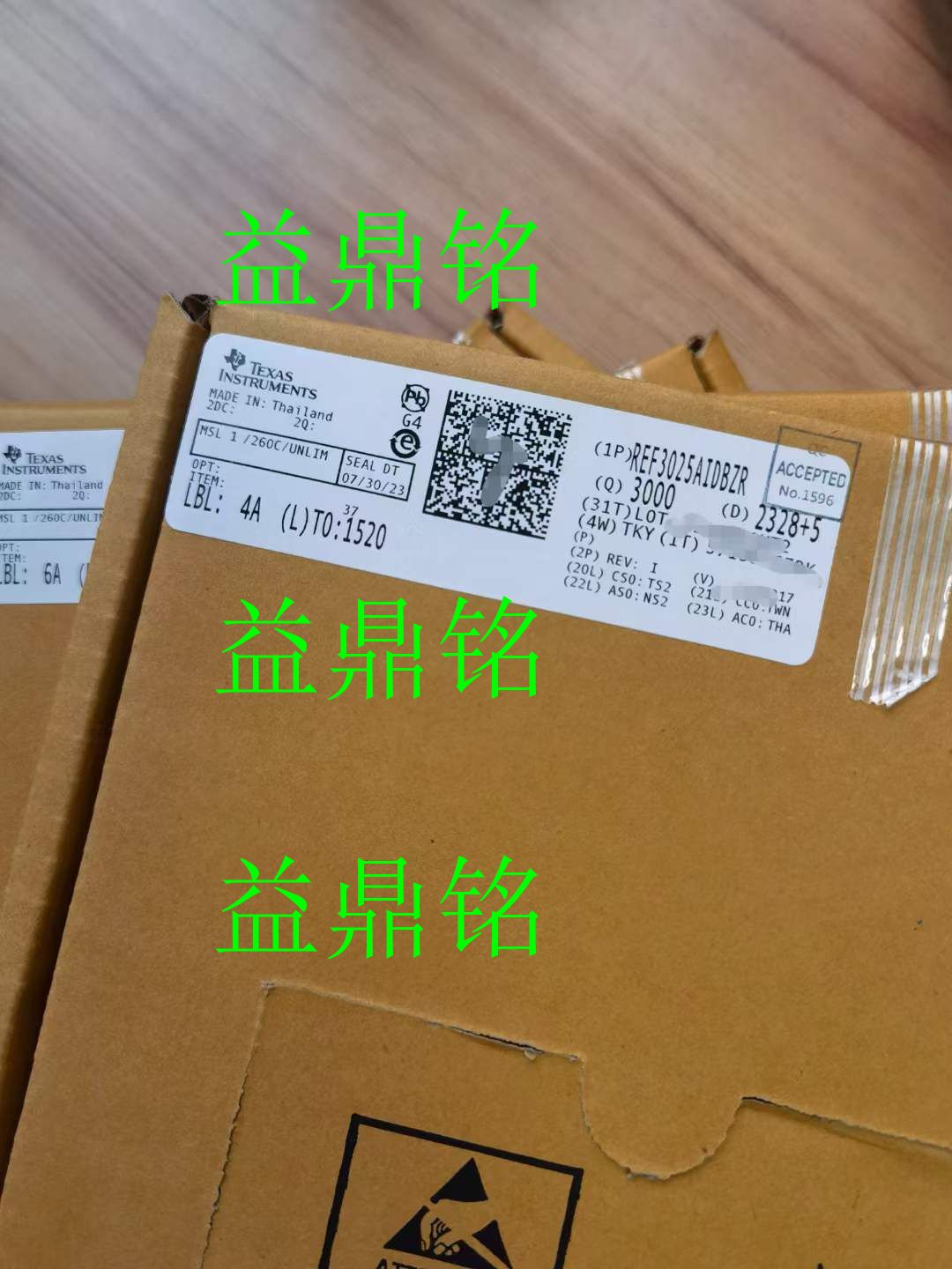 REF3025AIDBZR原装现货TI德州仪器SOT23-3输入2.55V~5.5V输出25mA