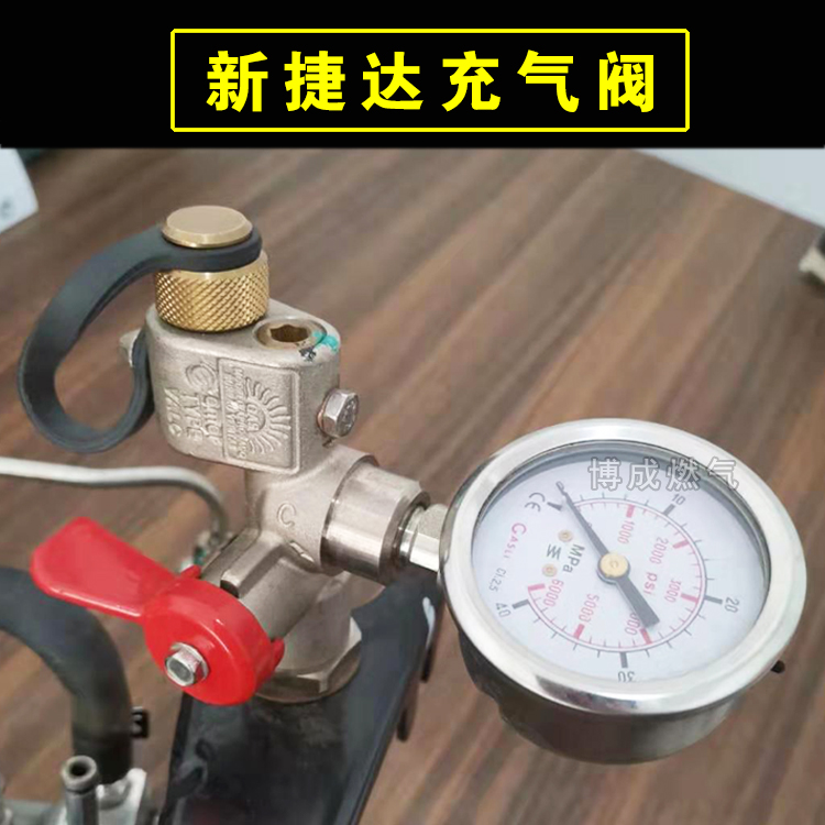 cng配件原装新桑塔纳加气阀汽车