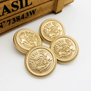 扣外套大衣风衣纽扣百搭 饰扣西服袖 高端男女西装 扣子金色衣服装