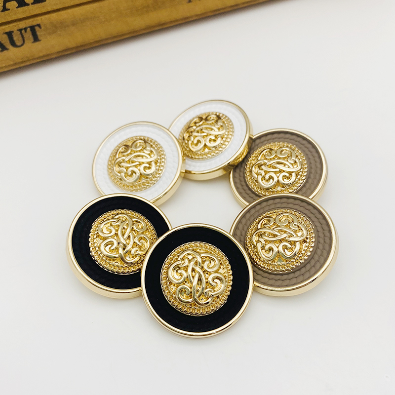 金边男女西装扣子装饰纽扣金属