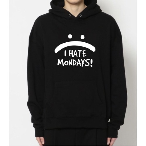 我讨厌星期一卫衣秋冬款带帽外套