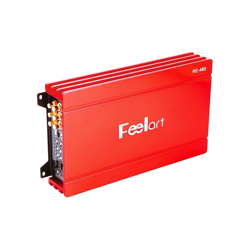 丹麦芬朗re480汽车功放4声道四路AB类无损改装升级音响喇叭低音炮