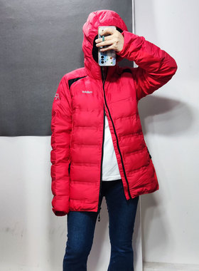 出口外贸超轻运动棉衣薄棉服 压胶滑雪服防风透气有大码女W190201