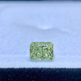 天然绿钻戒指GIA