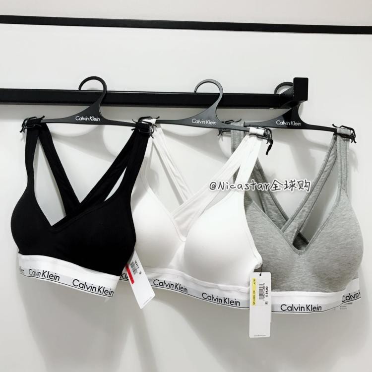 18新品 CK女士运动文胸内衣性感 带胸垫Calvin Klein加拿大代购