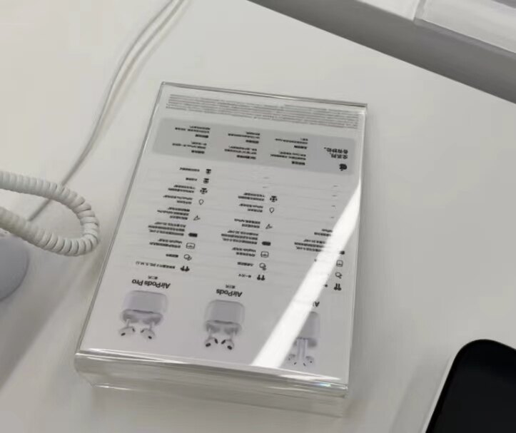 适用苹果A4桌牌 L形横向斜坡形亚克历加厚展示海报牌 A5 A6竖向牌