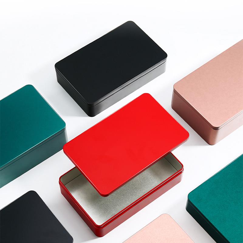 水仙茶工具曲奇饼干随身扁方形收纳礼盒红茶卡片铁盒包装盒空盒子