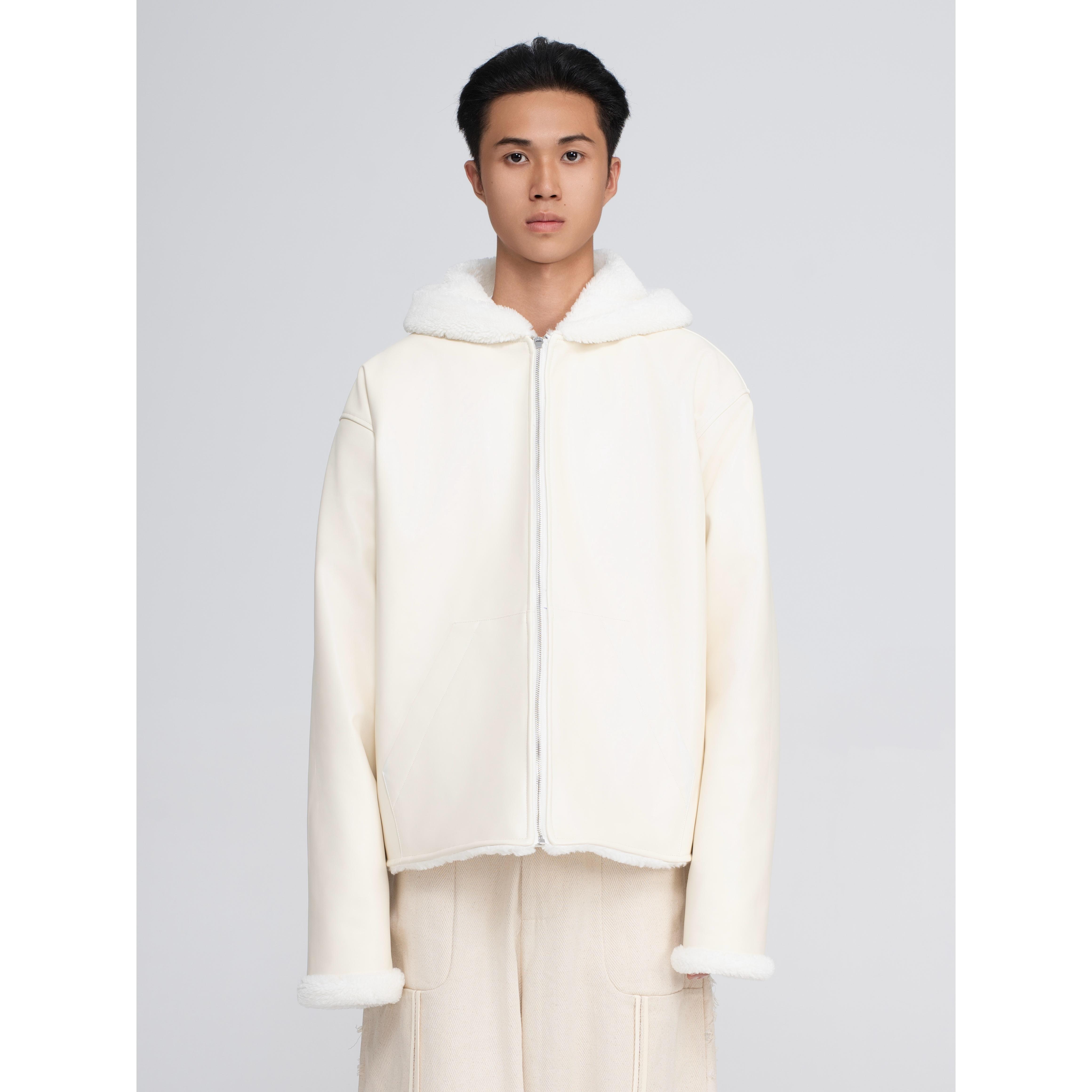 羊毛羊绒混纺柔软亲肤短外套