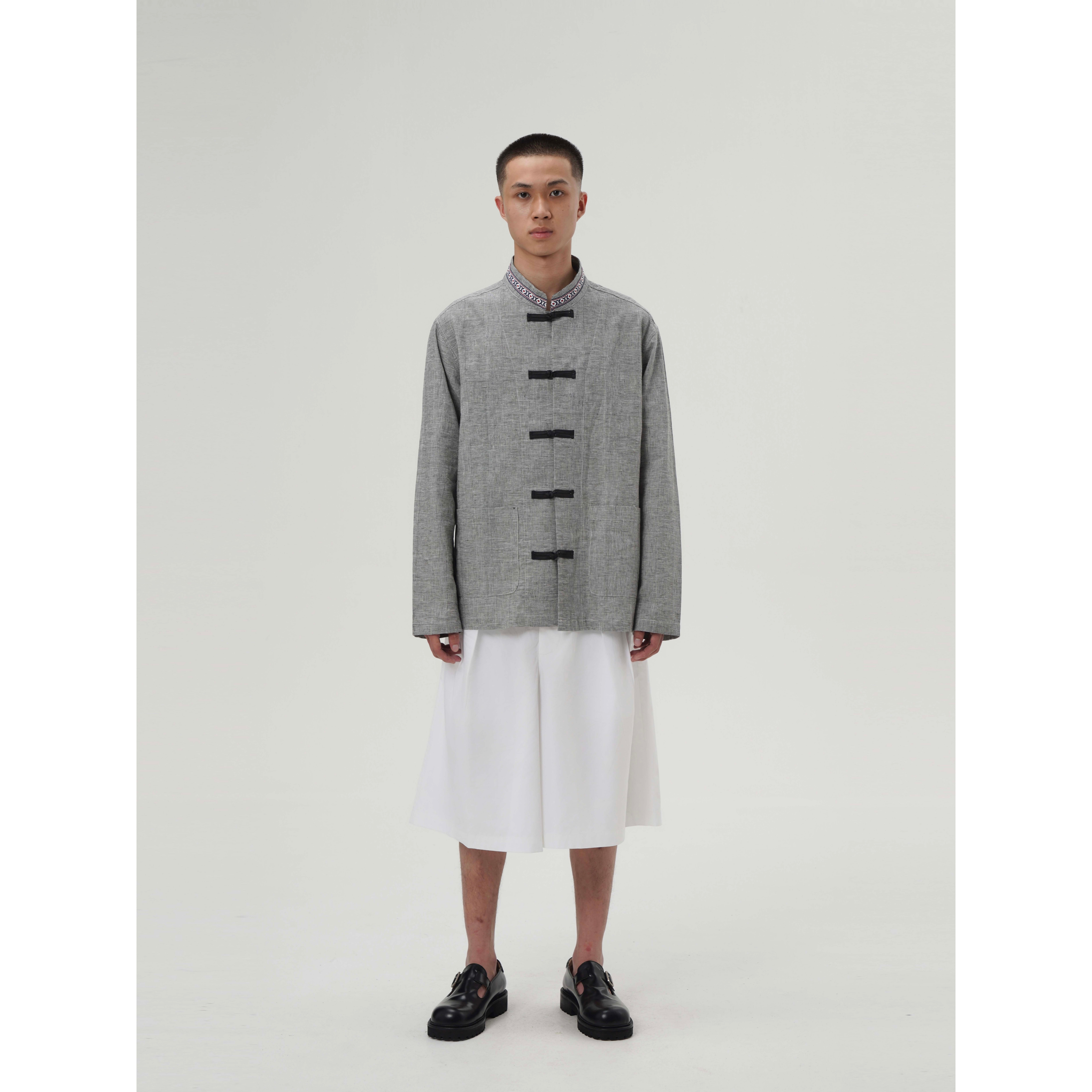 马褂百姓陕北农村演出服