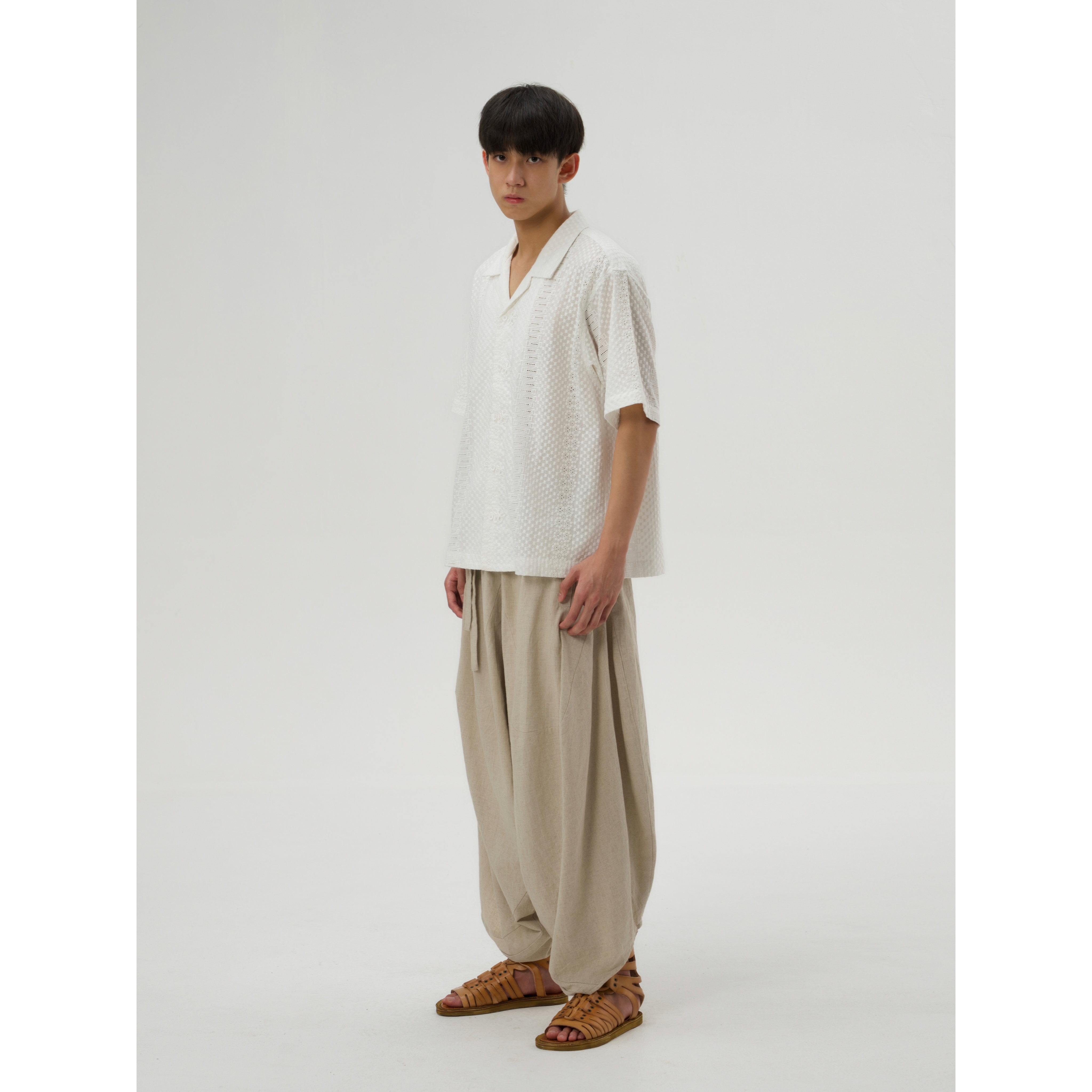 短袖古巴领YOWSAH度假风