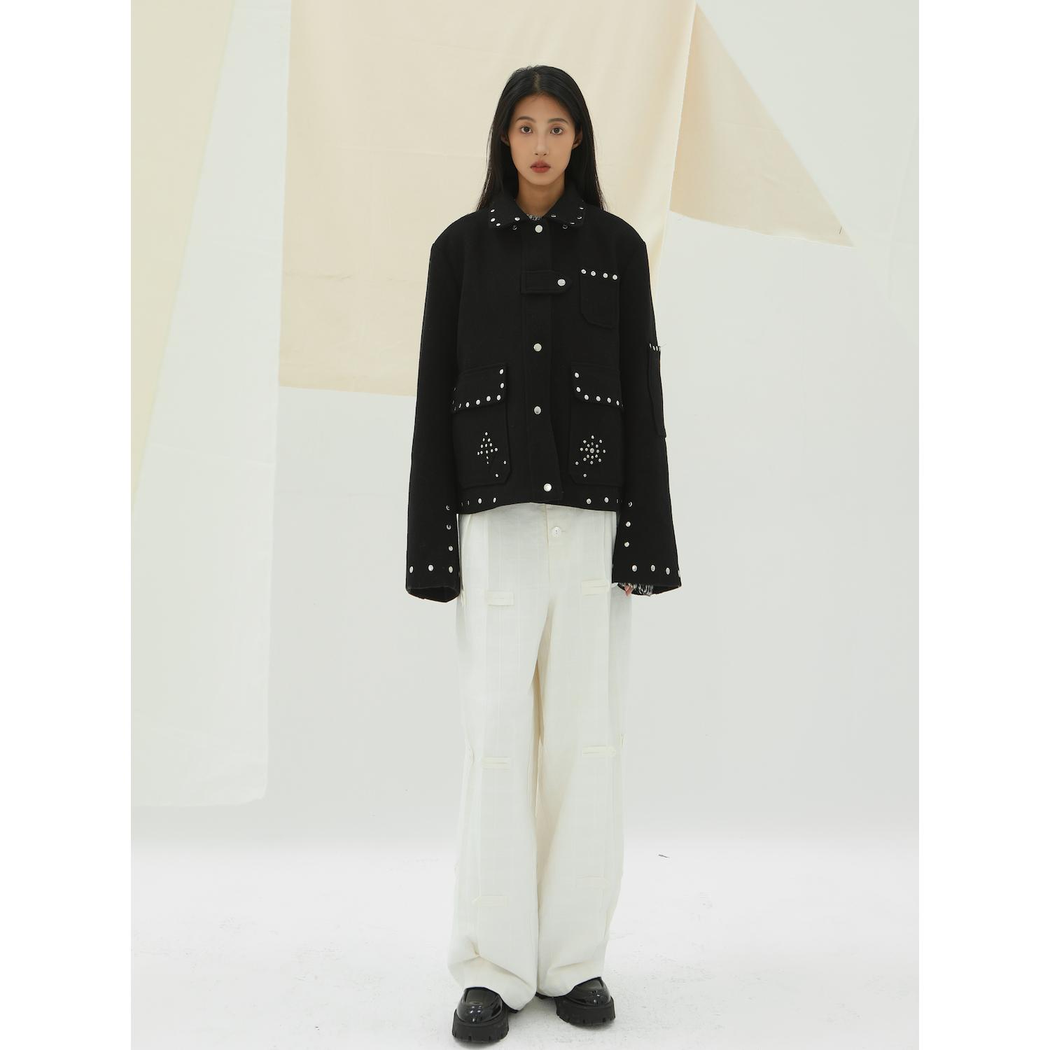 YOWSAH气质复古重工夹克