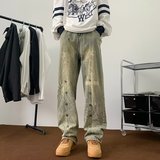 D219A/6161/P55纽扣牛仔裤男港风，男装牛仔裤，电商D256A(原B258A)