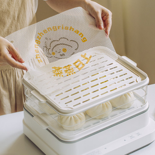树可蒸可爱长方形蒸布