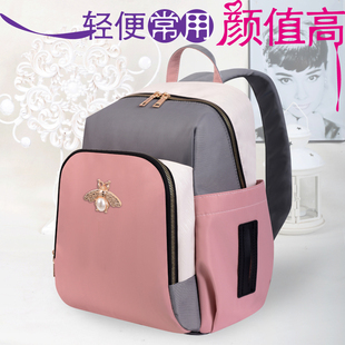 妈咪包双肩2023年新款多功能宝宝外出轻便大容量妈妈包手提母婴包