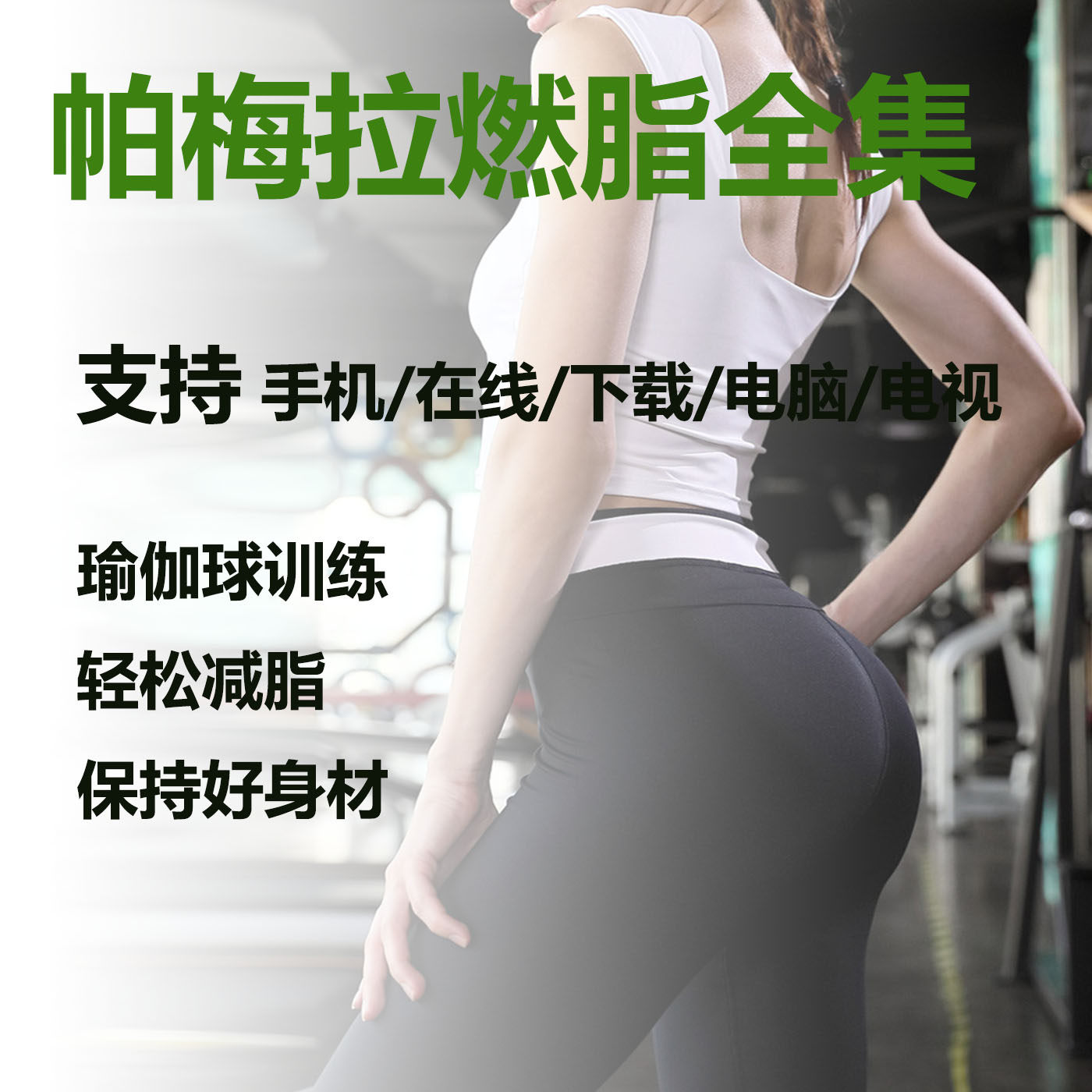 帕梅拉燃脂全集人鱼线适合初学者坚持一周就有效氧运动不伤膝盖