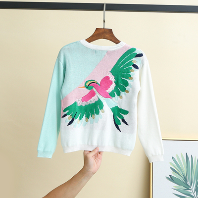 【亏本清仓100120码】女童纯棉刺绣毛衣外套针织开衫宝宝外穿上衣