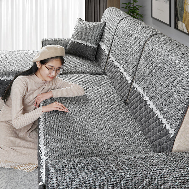 mùa đông gỗ phổ sofa đệm ghế sofa với vải tựa lưng che đậy 123 bài chống trượt phổ quát bao gồm