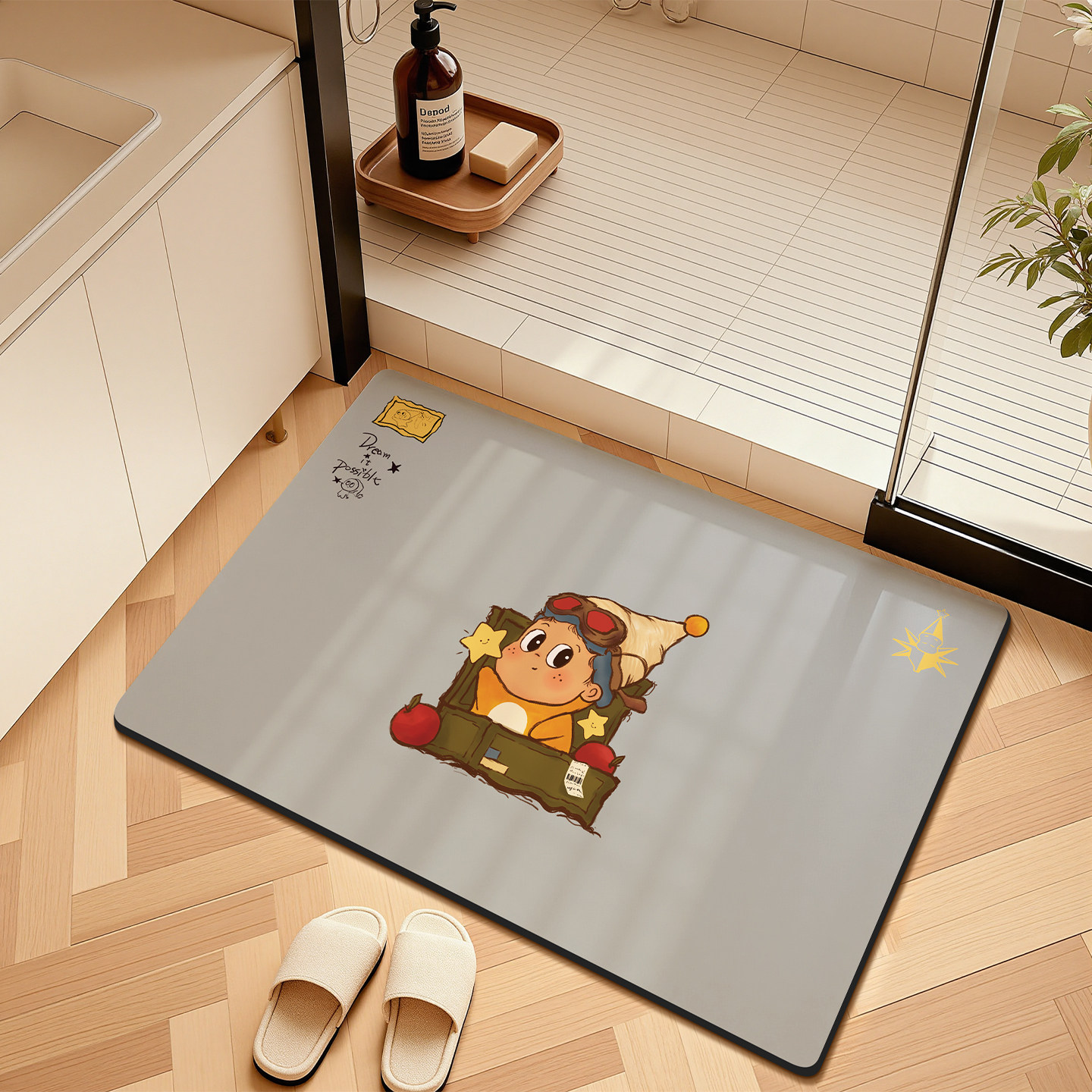 浴室吸水地垫吸水卫生间厕所地垫洗手台吸水垫速干地毯浴室防滑垫,居家布艺,家用脚垫,淘宝优惠券,粉丝福利购,淘宝优惠卷