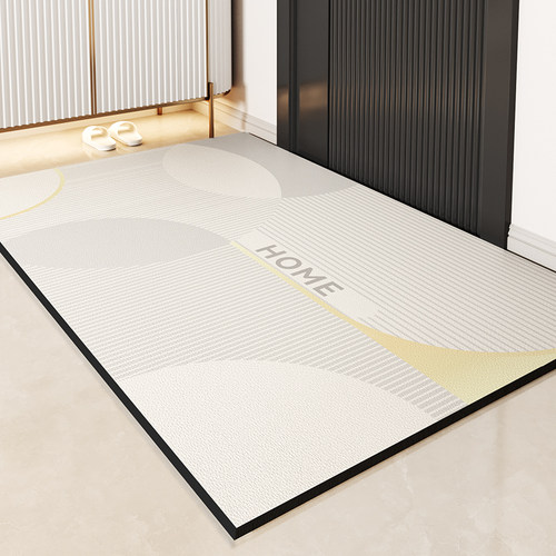 入户门地垫pvc可擦免洗进门门口地毯家用防滑玄关脚垫皮革可裁剪