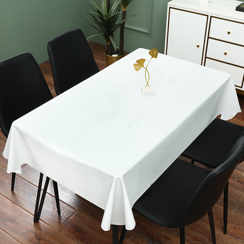 PU da khăn trải bàn màu Tablecloth dầu không thấm nước dùng một lần chống bỏng bàn cà phê vải Bắc Âu tùy chỉnh sáng tạo