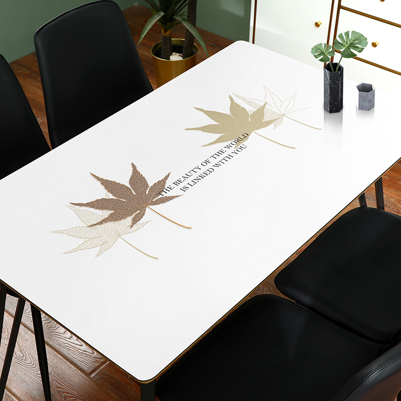 [Q] bom silicone mat bảng hiện đại khăn trải bàn ánh sáng sang trọng dầu chống thấm bảng dùng một lần chống bỏng cà phê mat Bắc Âu