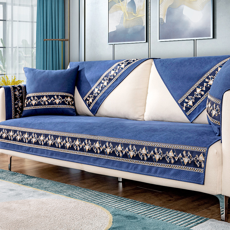 Sáng Azusa sofa vải không thấm nước đệm trượt đệm Four Seasons chung khăn custom-made đầy đủ trở lại khăn phụ tấm vải liệm bìa rửa