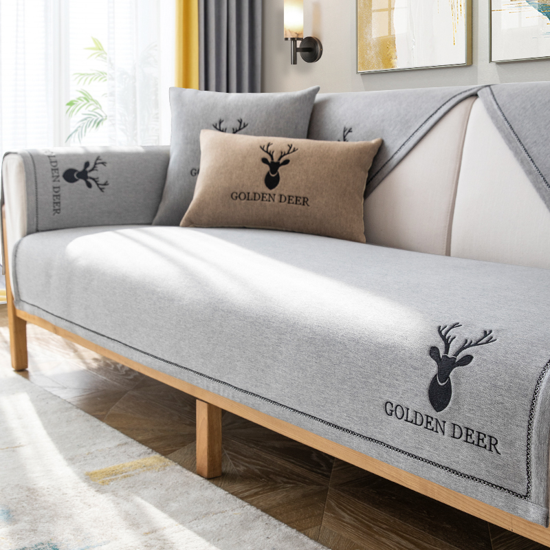 Nordic sofa đệm đơn giản mùa phổ biến cao cấp bao gồm tất cả vũ trụ chống trượt đệm ghế sofa trở lại pad khăn liệm