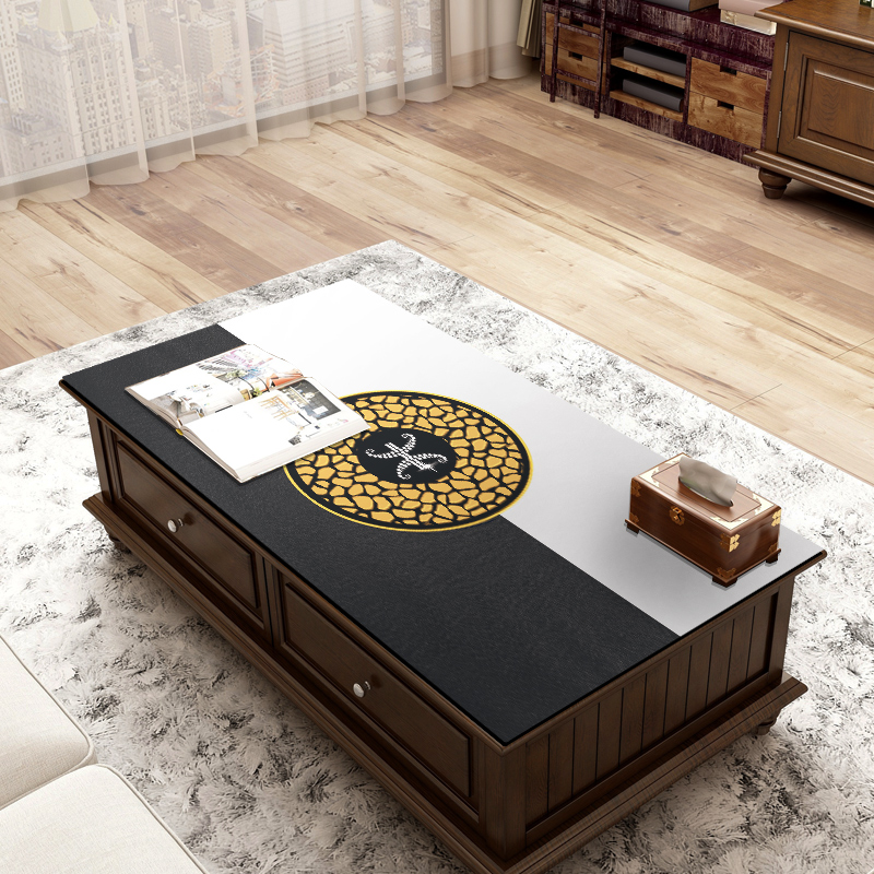 Creative Zodiac Nordic Light da sang trọng cà phê bảng pad nước chống bỏng và dầu bảng dùng một lần vải PVC mat dày