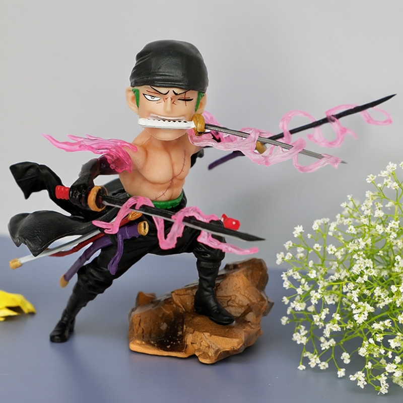 海贼王 阿修罗索隆 三刀流战斗形态 G5系列 动漫模型摆件手办