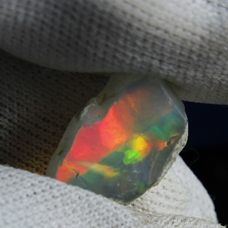 精选欧泊原石 天然欧珀原石矿标 颗颗带彩--2