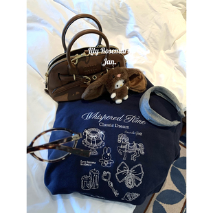 Lily Rosemary/ “是礼物吧”全刺绣工艺薄绒韩系少女卫衣